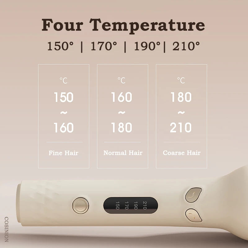 Professional Automatic Hair Curler with 28mm Ceramic Barrel and Negative Ion Technology for Effortless Curls and Waves